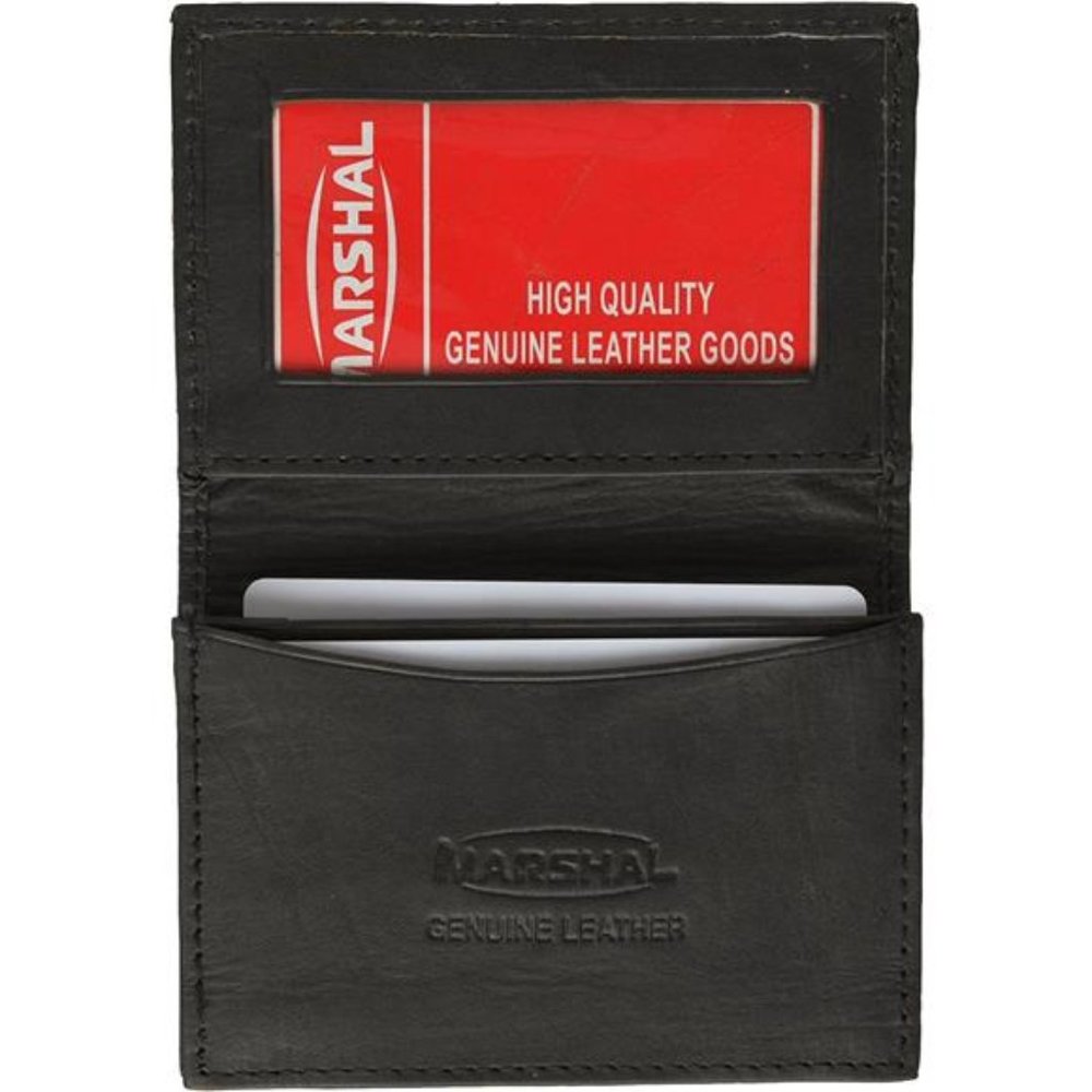Genuine Leather Expandable Credit Card ID Business Card Holder Wallet